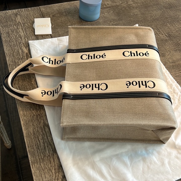 AUTHENTIC NWT CHLOE LARGE WOODY BAG - Picture 8 of 16
